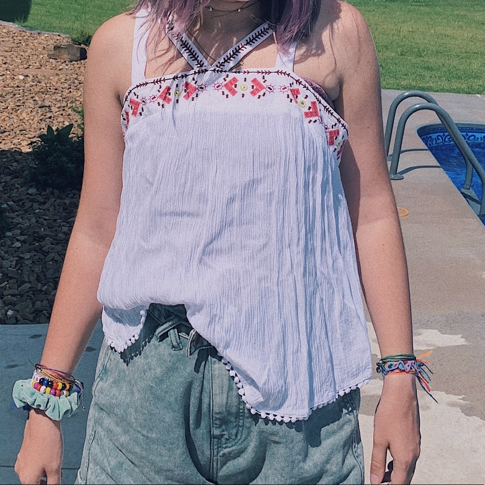 strappy tank top